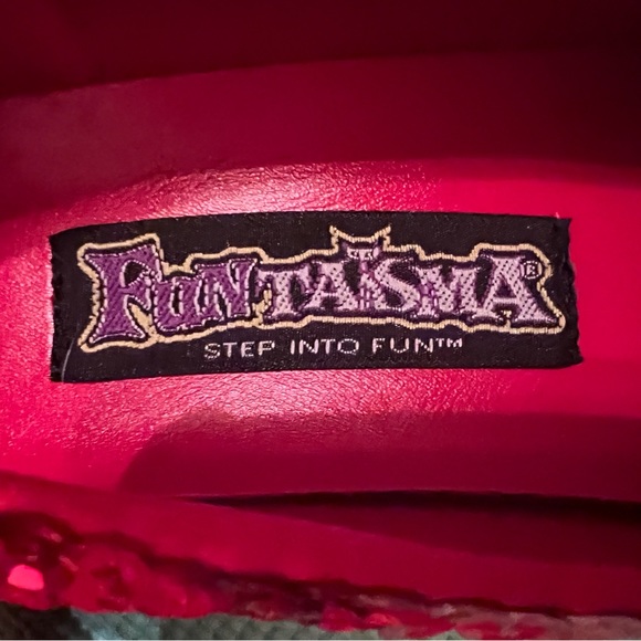 Halloween red Funtasma sequence red shoes size 8 Dorothy - Picture 6 of 10